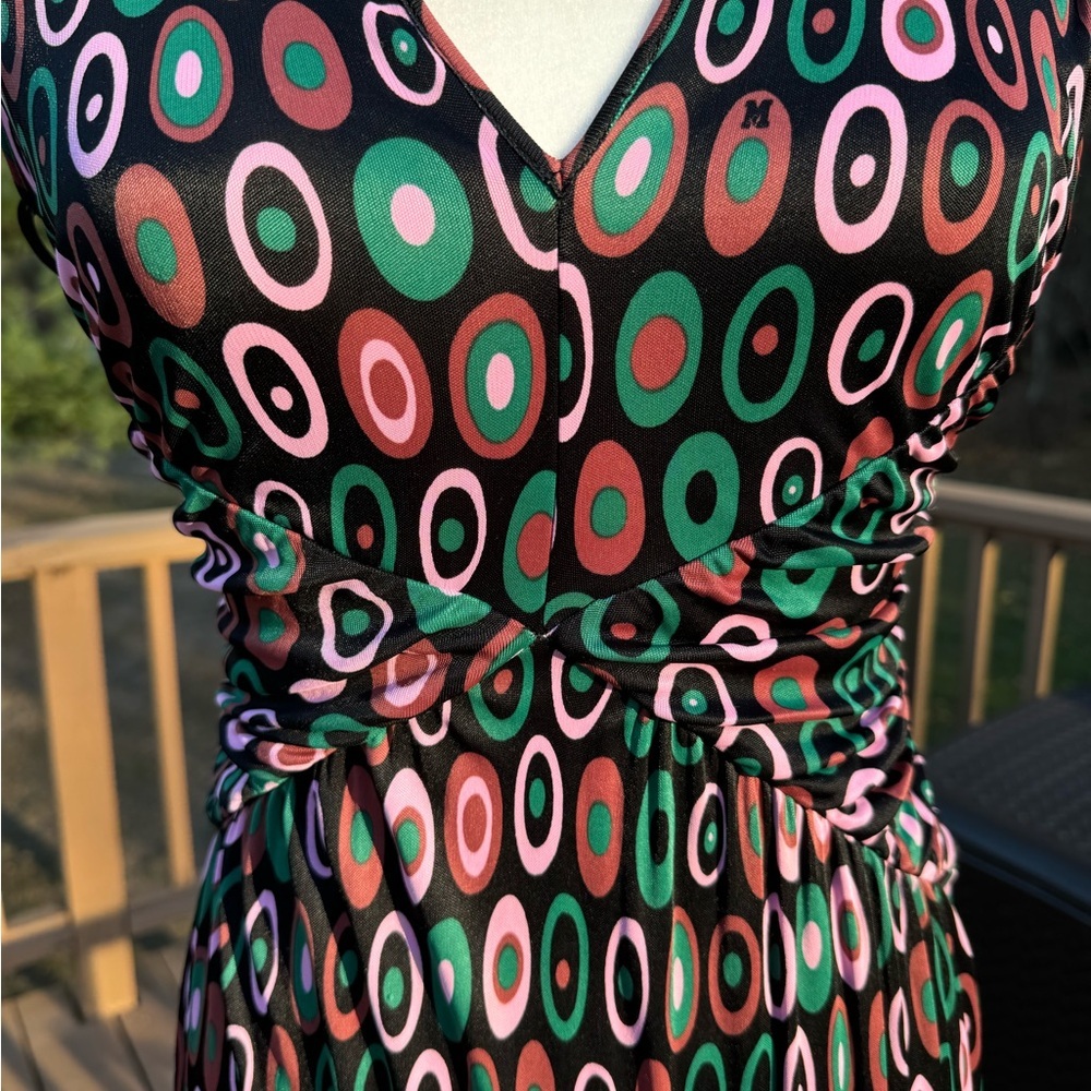 Missoni Halter Tie Neck spring/Summer Dress Sz6 Geometric Colorful Design - Picture 5 of 13